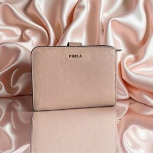 Furla Blush Pink Babylon Compact Wallet